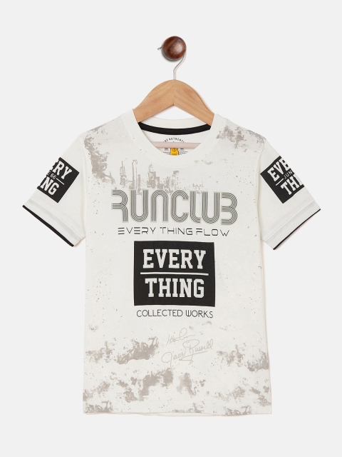 

Duke Boys White Typography Printed T-shirt