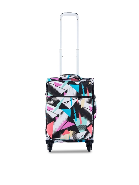 

IT Luggage Graphic Multicolor Printed Cabin Trolley Bag, Multi