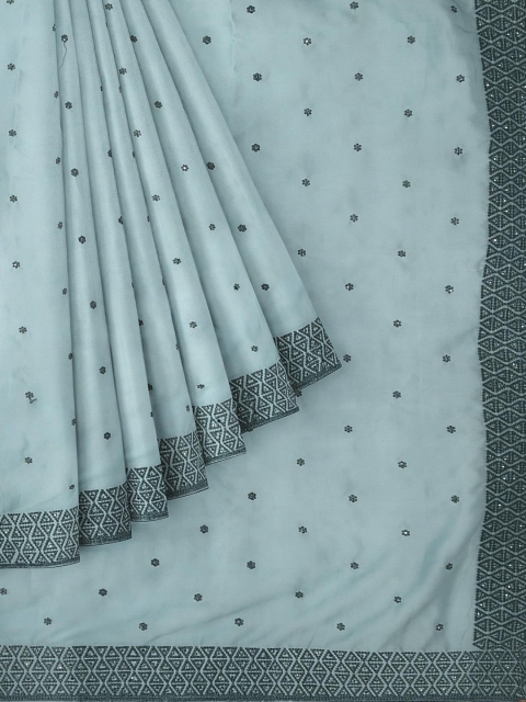 

Kalamandir Lavender Cotton Blend Saree