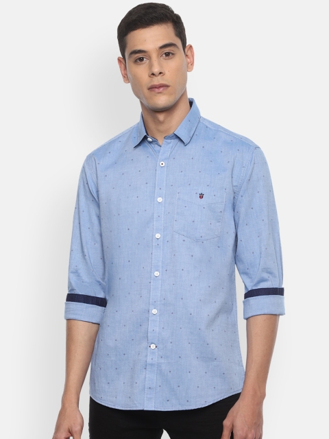 

Louis Philippe Sport Men Blue Slim Fit Printed Casual Shirt