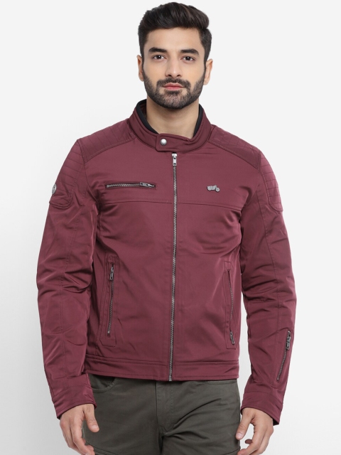 

Royal Enfield Men Red Tailored Jacket
