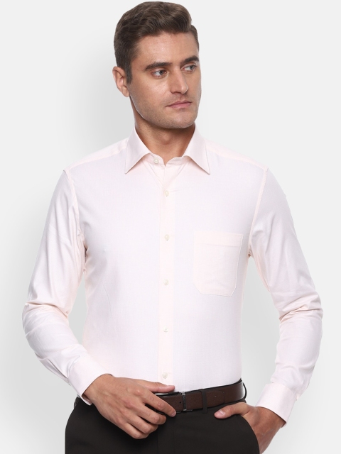 

Louis Philippe Men Cream Cotton Casual Shirt