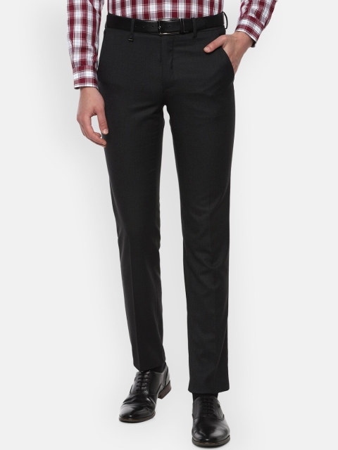 

Van Heusen Men Grey Slim Fit Formal Trousers