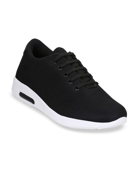 

Get Glamr Men Black Woven Design Sneakers