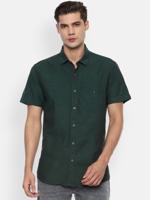 

Louis Philippe Sport Men Green Slim Fit Casual Shirt