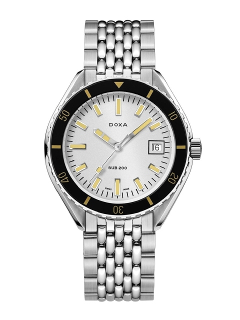 

DOXA Men Silver-Toned Dial Automatic Motion Powered Watch 799.10.021.10-Silver