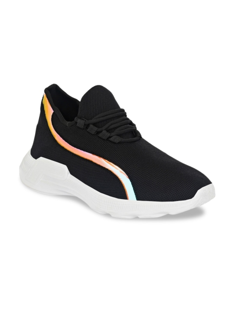 

Mactree Men Black Embellished Sneakers