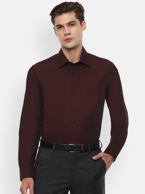 

Louis Philippe Men Maroon Regular Fit Formal Shirt