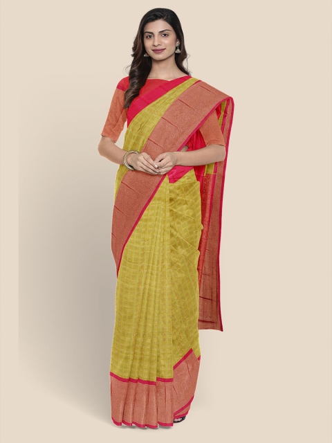 

KLM Fashion Mall Gold Ethnic Motifs Zari Saree