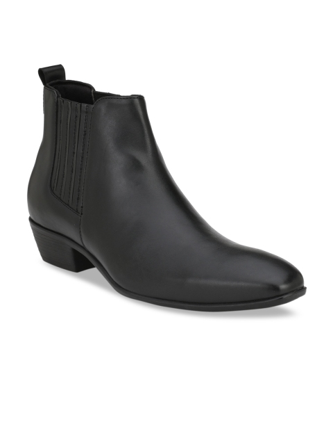 

Delize Men Black Flat Boots