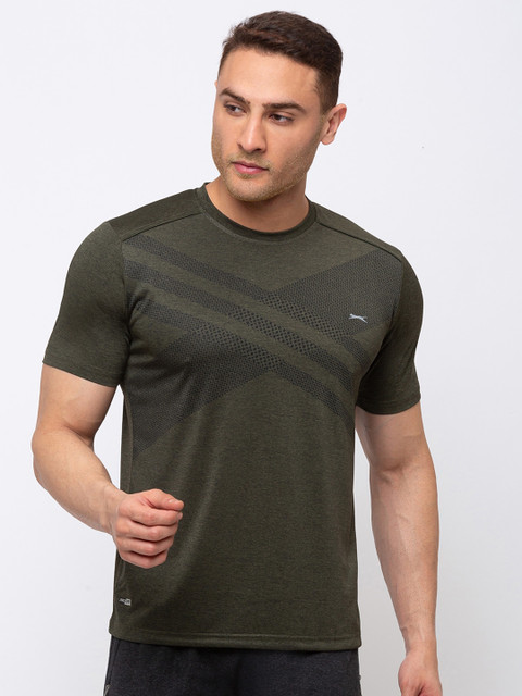 

Black Panther Men Green Slim Fit T-shirt