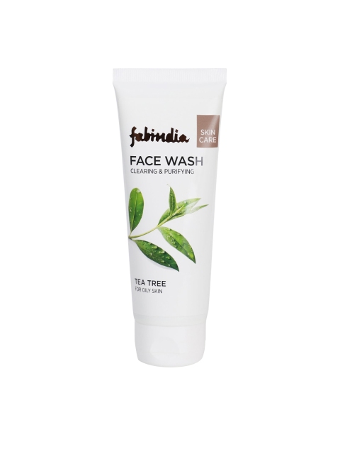Fabindia Tea Tree Face Wash 120ml, Green