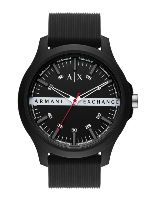 

Armani Exchange Men Black Printed Dial & Black Straps Analogue Watch AX2420
