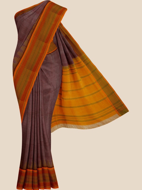 

Kalamandir Maroon Pure Cotton Venkatgiri Saree
