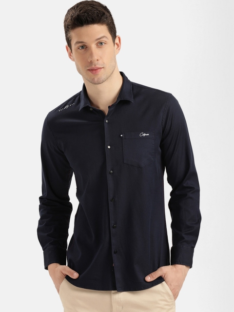 

V2 Value & Variety Men Navy Blue Casual Shirt