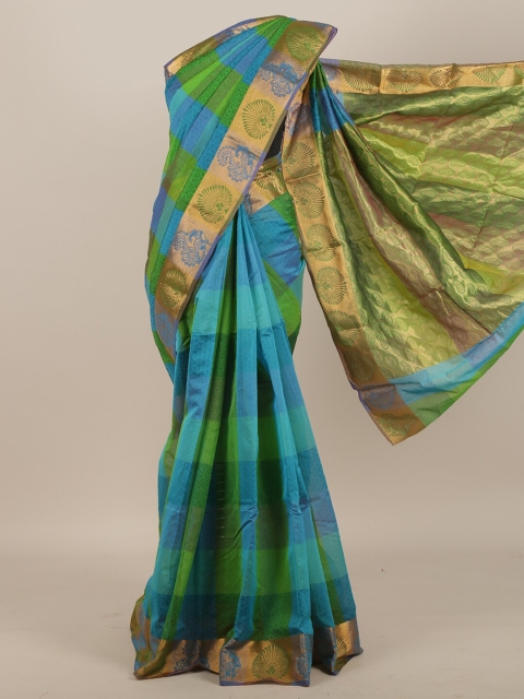

Pothys Multi Checked Silk Cotton Saree