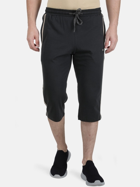 

Monte Carlo Men Grey Mid-Rise Regular Shorts