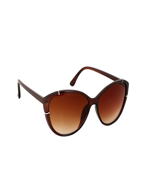 

Olvin Women Brown Lens & Brown Cateye Sunglasses OL382-02