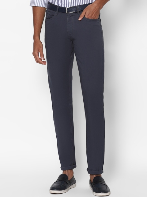 

Allen Solly Sport Men Navy Blue Slim Fit Regular Trousers