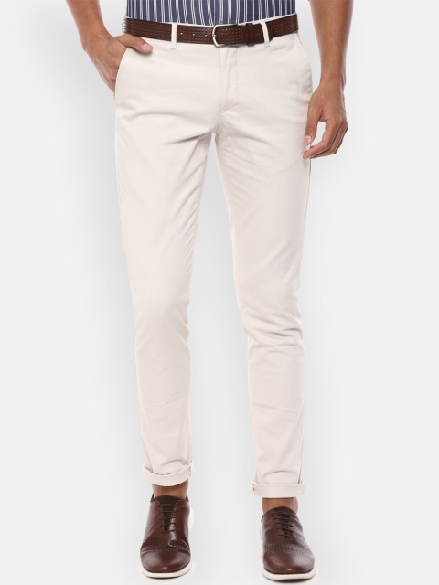 

Van Heusen Sport Men Cream Slim Fit Chinos Trousers