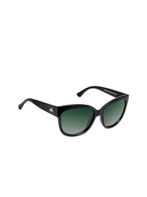 

David Blake Women Green Lens & Black Wayfarer Sunglasses NP-SGDB1779
