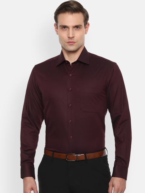 

Louis Philippe Men Maroon Casual Shirt