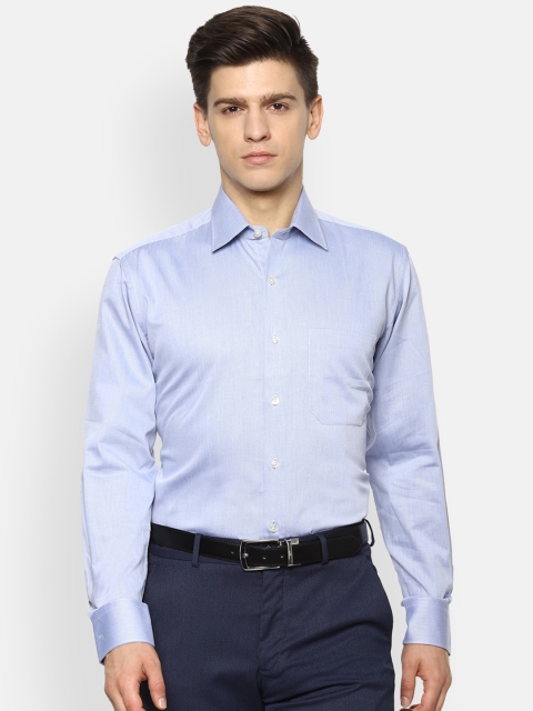 

Louis Philippe Men Blue Formal Shirt