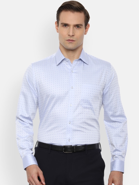 

Louis Philippe Men Blue Slim Fit Formal Shirt