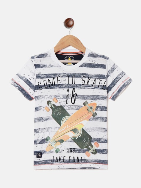 

Duke Boys Blue Printed Raw Edge T-shirt