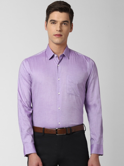 

Peter England Men Purple Casual Shirt