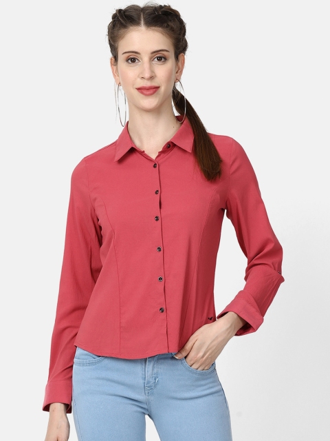 

V2 Value & Variety Women Coral Shirt Style Top