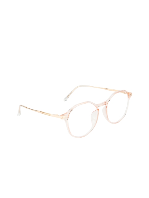 

Ted Smith Unisex Pink & Gold-Toned Full Rim Round Frames TSI-F006_C3