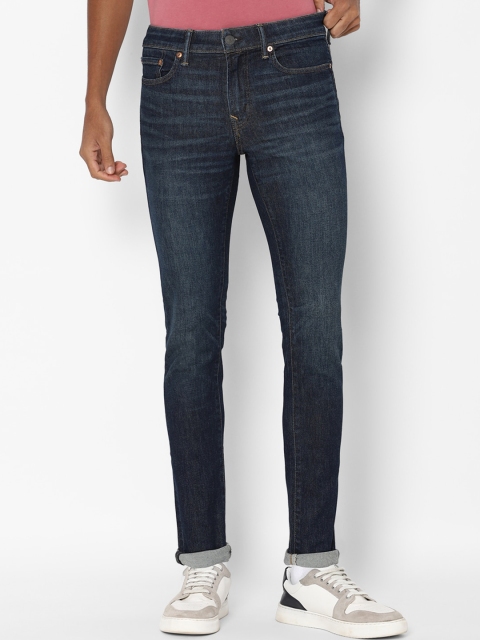 

AMERICAN EAGLE OUTFITTERS Men Blue Skinny Fit Light Fade Jeans