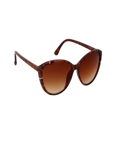 

Olvin Women Brown Lens & Brown Cateye Sunglasses OL382-04-Brown