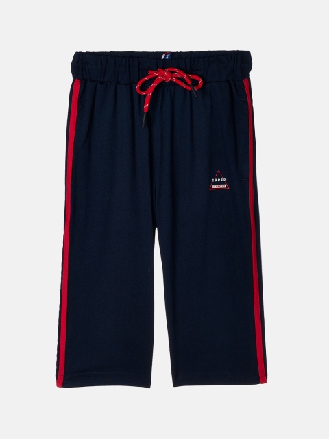 

Monte Carlo Boys Navy Blue Solid Mid-Rise Regular Shorts