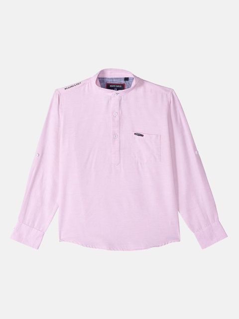 

Monte Carlo Boys Pink Casual Shirt