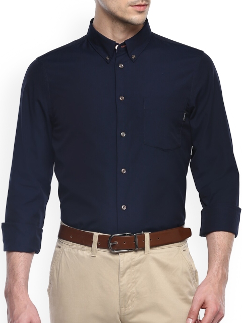 

PS By Paul Smith Men Navy Blue Casual Shirt