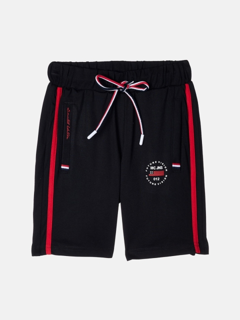

Monte Carlo Boys Black Mid-Rise Shorts