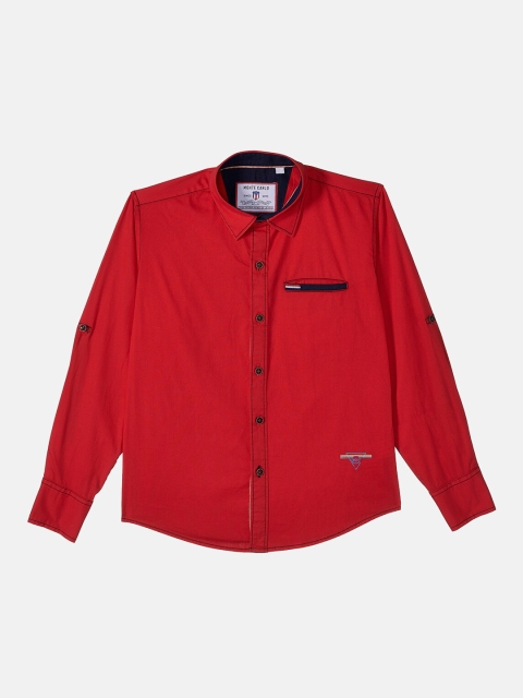 

Monte Carlo Boys Red Casual Shirt