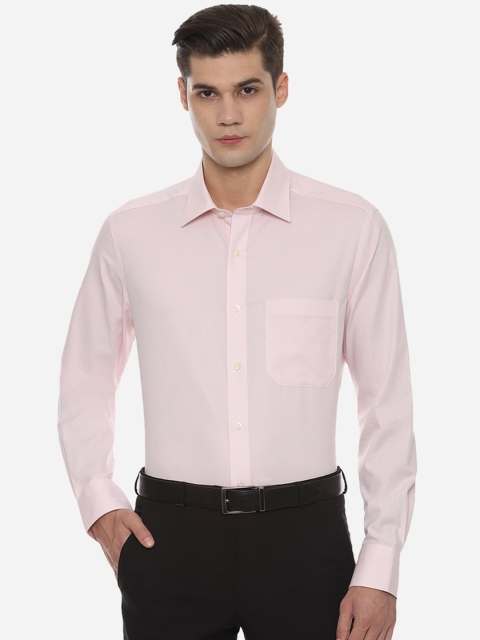 

Louis Philippe Men Pink Solid Formal Shirt