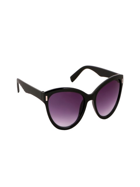 

Olvin Women Purple Lens & Black Cateye Sunglasses with UV Protected Lens