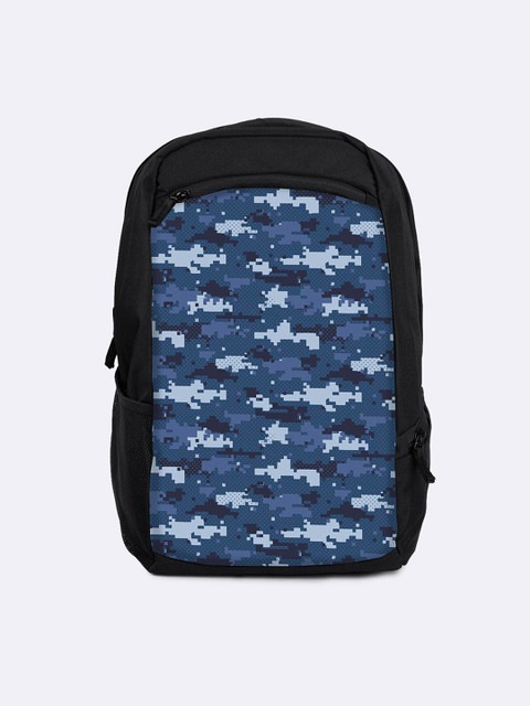 

Bewakoof Unisex Black & Blue Printed Laptop Bag