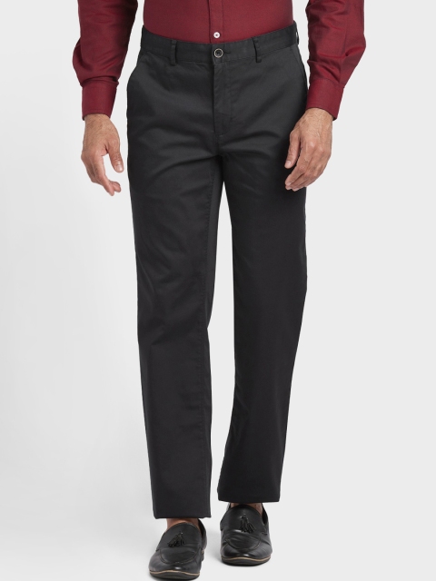 

ColorPlus Men Grey Tapered Fit Chinos Trousers