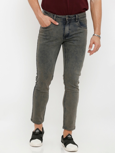 

Rex Straut Jeans Men Brown Slim Fit Low Distress Jeans