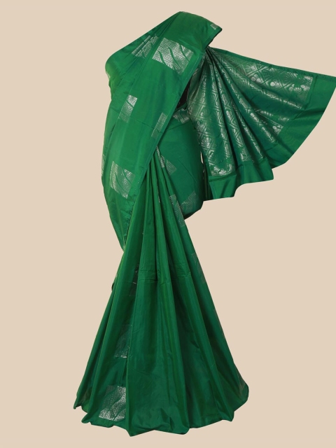 

Pothys Green Woven Design Silk Cotton Saree