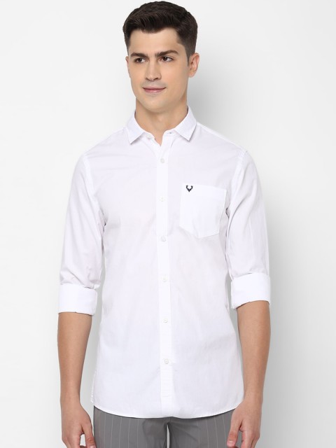 

Solly Jeans Co Men White Casual Cotton Shirt