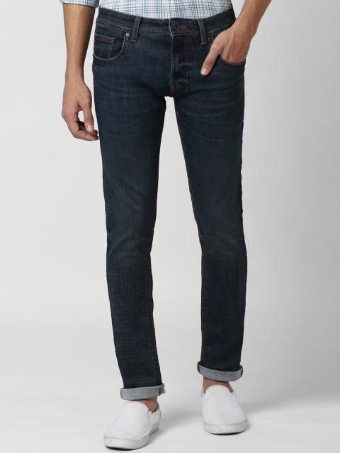 Peter England Casuals Men Navy Blue Skinny Fit Stretchable Jeans