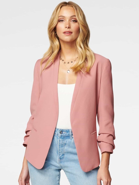 Forever New Women Rose Solid Open-Front Formal Blazer