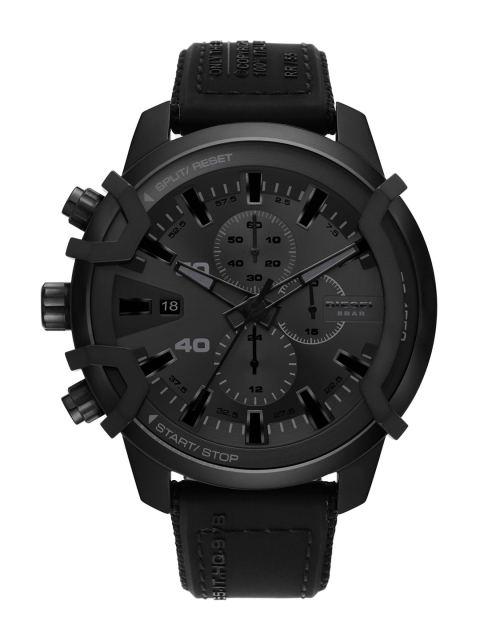 

DIESEL Men Black Griffed Watch DZ4556