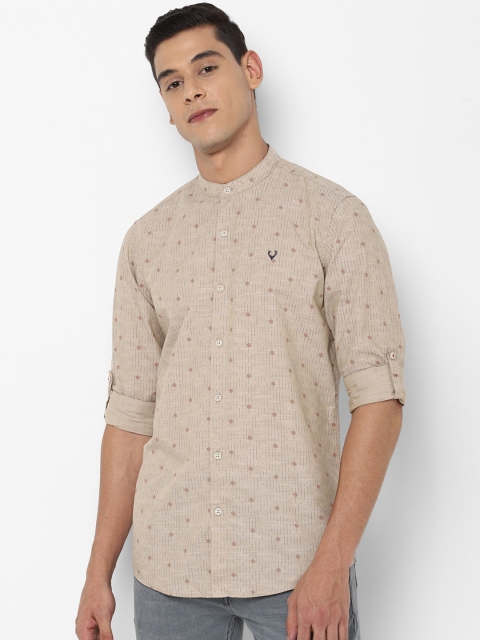 

Allen Solly Sport Men Beige Regular Fit Printed Casual Shirt